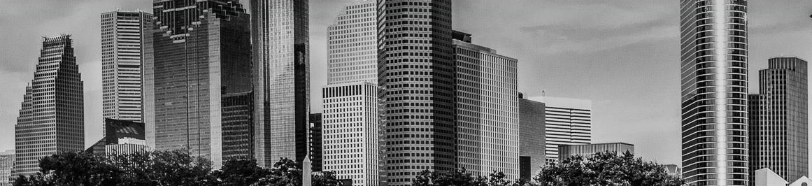 Houston’s glass skyline.